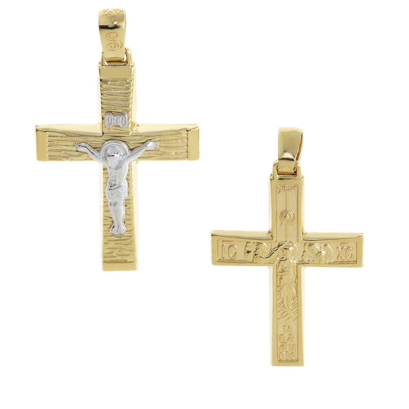 CROSS for Men Double-Faced SENZIO Collection K14 Yellow and White Gold 5MAN.285CR - 